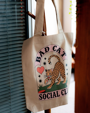Bad Cat Premium Organic Stolen Heart Tote
