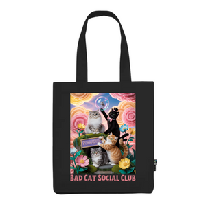 Bad Cat Purradise Premium Organic Tote