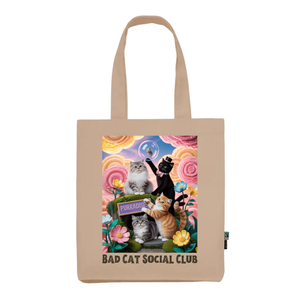 Bad Cat Purradise Premium Organic Tote