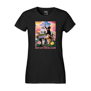 BAD CAT PURRADISE Premium Organic Tee