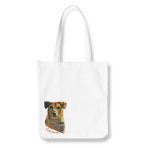 Pet Portrait Tote Bag